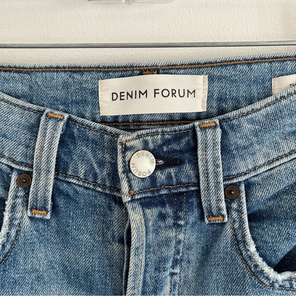 (SOLD) DENIM FORUM x ARITZIA The Arlo High Rise Straight Size 26 - Picture 6 of 17